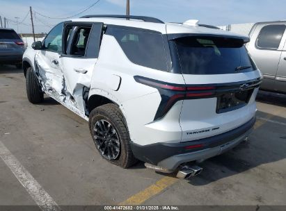 2024 CHEVROLET TRAVERSE AWD Z71 White  Gasoline 1GNEVJKS6RJ189232 photo #4