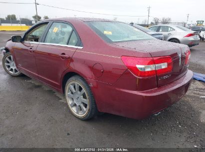 2007 LINCOLN MKZ Red  Gasoline 3LNHM28T37R645863 photo #4