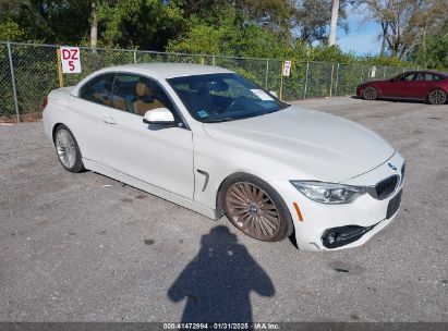 2014 BMW 428I XDRIVE White  Gasoline WBA3V9C56EPR69873 photo #1