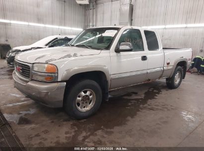 2002 GMC SIERRA 1500 SLE White  Gasoline 2GTEK19TX21353985 photo #3