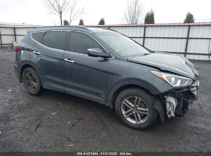 2017 HYUNDAI SANTA FE SPORT 2.4L Blue  Gasoline 5NMZUDLB8HH007614 photo #1