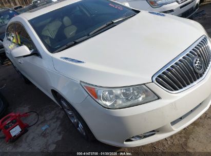 2013 BUICK LACROSSE LEATHER GROUP White  Gasoline 1G4GC5E34DF285788 photo #1