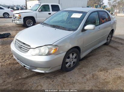 2003 TOYOTA COROLLA S Silver  Gasoline 1NXBR32E43Z125360 photo #3