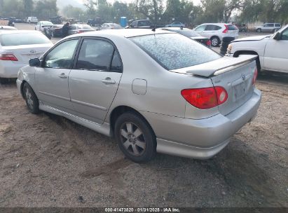 2003 TOYOTA COROLLA S Silver  Gasoline 1NXBR32E43Z125360 photo #4