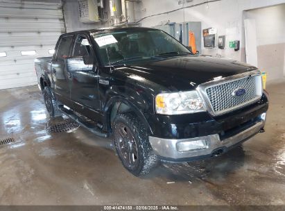 2004 FORD F-150 FX4/LARIAT/XLT Black  Gasoline 1FTPW14544KB48266 photo #1