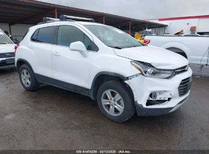 2019 CHEVROLET TRAX LT White  Gasoline 3GNCJPSB9KL271105 photo #1