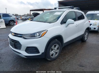 2019 CHEVROLET TRAX LT White  Gasoline 3GNCJPSB9KL271105 photo #3