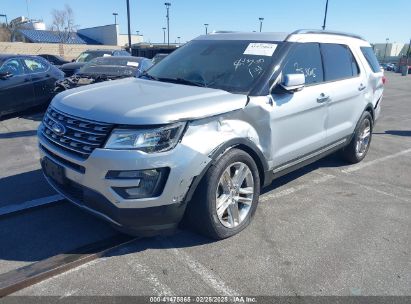 2017 FORD EXPLORER LIMITED Silver  Gasoline 1FM5K7F84HGD42166 photo #3