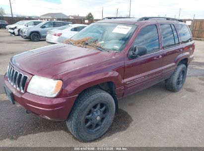 2002 JEEP GRAND CHEROKEE LIMITED Burgundy  Gasoline 4A3AE45G92E073678 photo #3