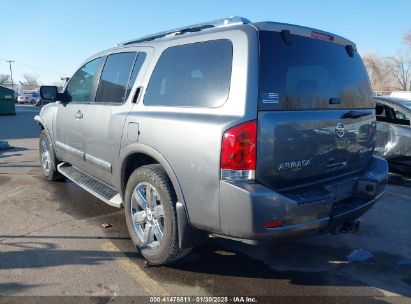 2014 NISSAN ARMADA PLATINUM Silver  Gasoline 5N1AA0NE2EN610901 photo #4