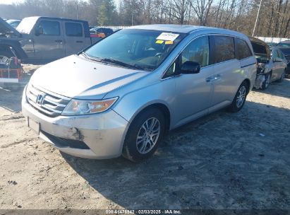 2011 HONDA ODYSSEY EX-L Silver  Gasoline 5FNRL5H67BB048863 photo #3