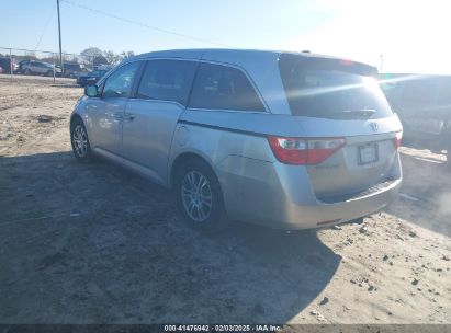 2011 HONDA ODYSSEY EX-L Silver  Gasoline 5FNRL5H67BB048863 photo #4