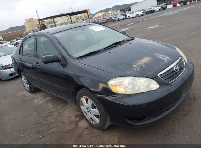 2007 TOYOTA COROLLA LE Black  Gasoline JTDBR32E970113965 photo #1