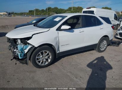 2022 CHEVROLET EQUINOX FWD LT White  Gasoline 3GNAXKEV3NL211341 photo #3