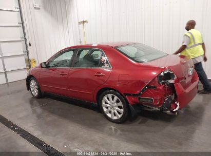 2007 HONDA ACCORD 3.0 SE Red  Gasoline 1HGCM66447A057371 photo #4