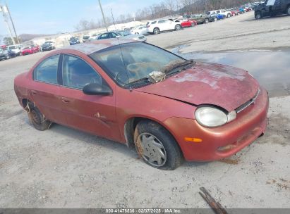 2000 PLYMOUTH NEON HIGHLINE Orange  Gasoline 1P3ES46C3YD529245 photo #1