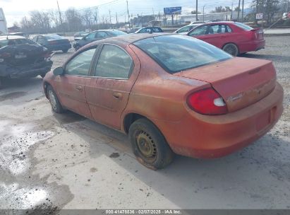 2000 PLYMOUTH NEON HIGHLINE Orange  Gasoline 1P3ES46C3YD529245 photo #4