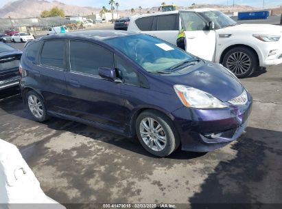 2010 HONDA FIT SPORT Dark Blue  Gasoline JHMGE8H4XAC024276 photo #1