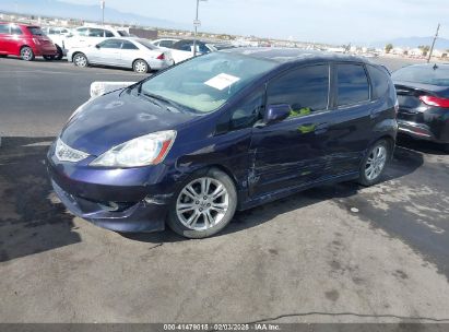 2010 HONDA FIT SPORT Dark Blue  Gasoline JHMGE8H4XAC024276 photo #3