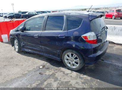 2010 HONDA FIT SPORT Dark Blue  Gasoline JHMGE8H4XAC024276 photo #4