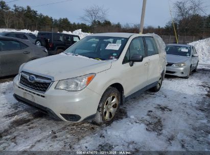 2015 SUBARU FORESTER 2.5I White  Gasoline JF2SJAAC9FH461830 photo #3