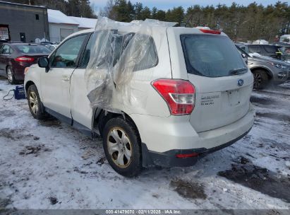 2015 SUBARU FORESTER 2.5I White  Gasoline JF2SJAAC9FH461830 photo #4