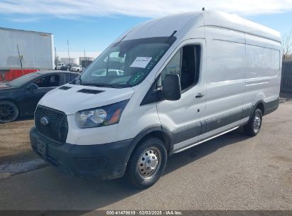 2023 FORD TRANSIT-250 CARGO VAN White  Gasoline 1FTBR3U80PKA41338 photo #3