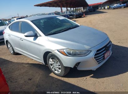 2017 HYUNDAI ELANTRA SE Gray  Gasoline 5NPD74LF6HH205051 photo #1