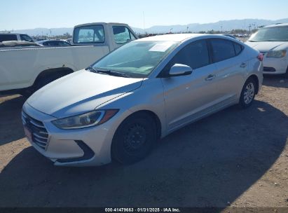 2017 HYUNDAI ELANTRA SE Gray  Gasoline 5NPD74LF6HH205051 photo #3