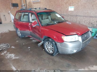 2006 SUBARU FORESTER 2.5X L.L. BEAN EDITION Red  gas JF1SG67636H725688 photo #1