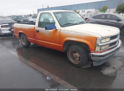 1996 CHEVROLET GMT-400 C1500 Orange  Gasoline 1GCEC14W0TZ218067 photo #1