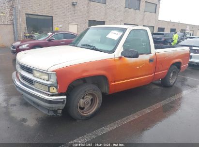 1996 CHEVROLET GMT-400 C1500 Orange  Gasoline 1GCEC14W0TZ218067 photo #3