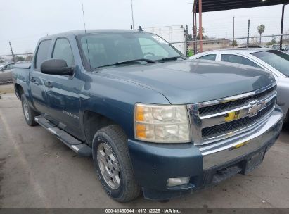 2007 CHEVROLET SILVERADO 1500 LT1 Light Blue  Gasoline 2GCEC13J971542140 photo #1