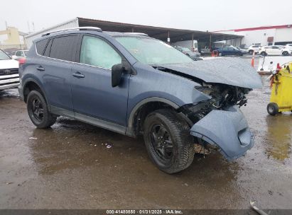 2014 TOYOTA RAV4 LE Blue  Gasoline 2T3ZFREV7EW115972 photo #1