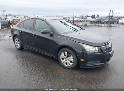 2013 CHEVROLET CRUZE LS AUTO Black  Gasoline 1G1PA5SH4D7278305 photo #1