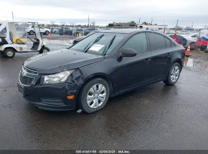 2013 CHEVROLET CRUZE LS AUTO Black  Gasoline 1G1PA5SH4D7278305 photo #3