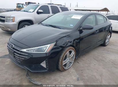 2019 HYUNDAI ELANTRA SE Black  Gasoline 5NPD74LF2KH490774 photo #3