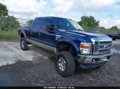 2008 FORD F-250 FX4/HARLEY-DAVIDSON/KING RANCH/LARIAT/XL/XLT Blue  Diesel 1FTSW21R18ED61641 photo #1