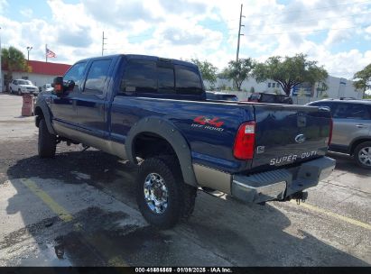 2008 FORD F-250 FX4/HARLEY-DAVIDSON/KING RANCH/LARIAT/XL/XLT Blue  Diesel 1FTSW21R18ED61641 photo #4