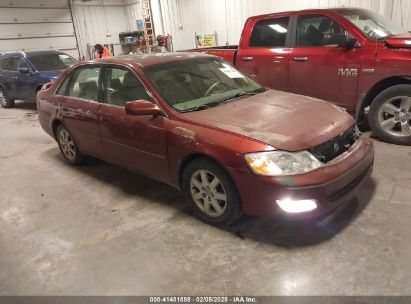 2002 TOYOTA AVALON XLS Red  Gasoline 4T1BF28B52U202459 photo #1