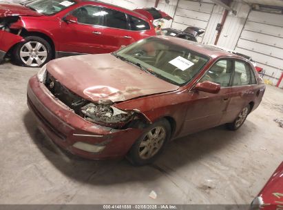 2002 TOYOTA AVALON XLS Red  Gasoline 4T1BF28B52U202459 photo #3