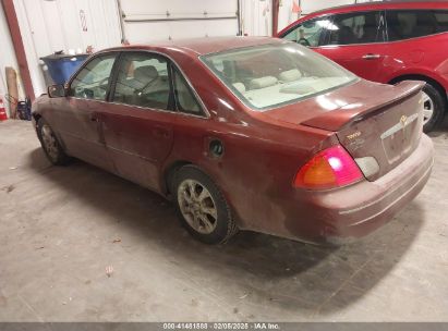 2002 TOYOTA AVALON XLS Red  Gasoline 4T1BF28B52U202459 photo #4