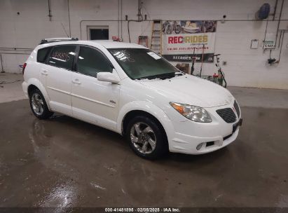 2005 PONTIAC VIBE White  Gasoline 5Y2SL638X5Z408514 photo #1