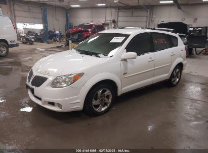 2005 PONTIAC VIBE White  Gasoline 5Y2SL638X5Z408514 photo #3