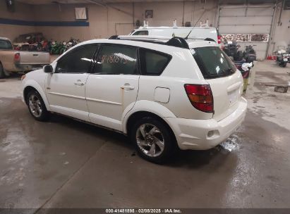 2005 PONTIAC VIBE White  Gasoline 5Y2SL638X5Z408514 photo #4