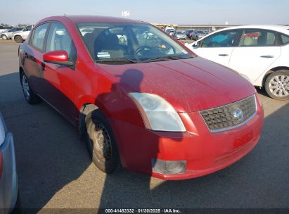 2007 NISSAN SENTRA 2.0S Red  Gasoline 3N1AB61E07L617765 photo #1