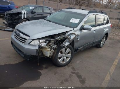 2012 SUBARU OUTBACK 2.5I PREMIUM Gray  Gasoline 4S4BRBCC1C3234128 photo #3