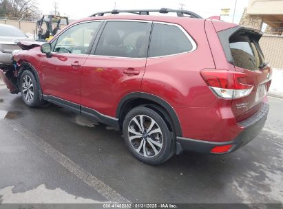 2022 SUBARU FORESTER LIMITED Burgundy  Gasoline JF2SKAPC2NH477502 photo #4