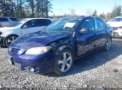 2005 MAZDA MAZDA3 S Blue  Gasoline JM1BK323151265457 photo #3