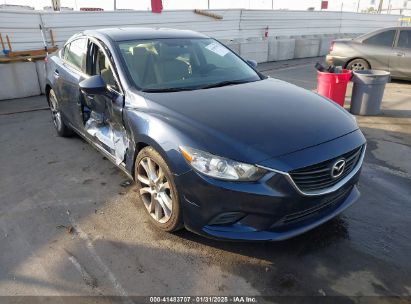 2016 MAZDA MAZDA6 I TOURING Blue  Gasoline JM1GJ1V5XG1461619 photo #1